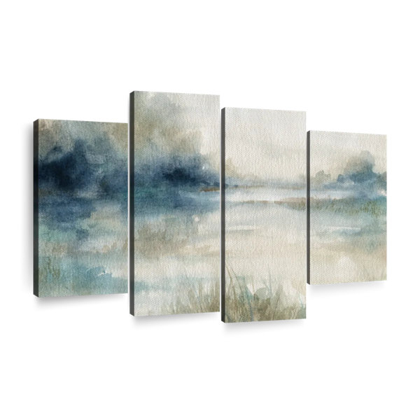 Millwood Pines " Still Evening Waters II Wall Art Multi Piece Canvas